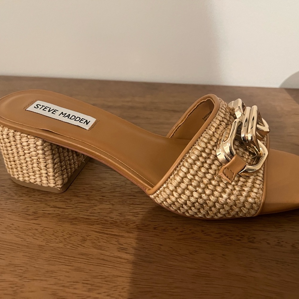 Steve Madden Raffia Heel